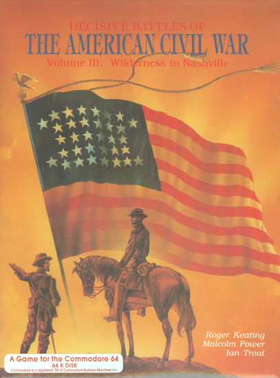 Decisive Battles Of The American Civil War Vol. 3 box art for Commodore 64